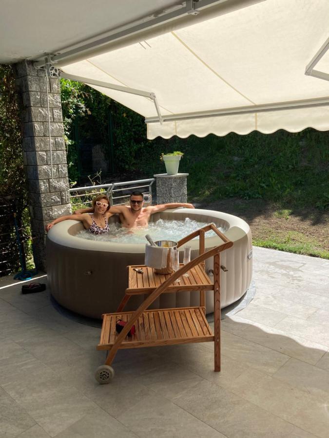 Armonie Del Lago - Lakeview Retreat With Private Garden, Pool & Jacuzzi バヴェーノ エクステリア 写真